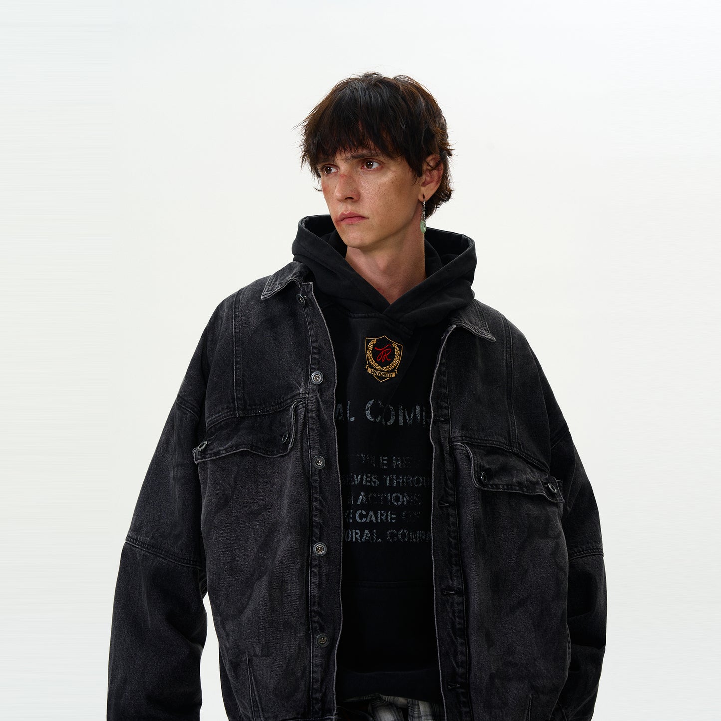 MADWITCH WASHED DENIM JACKET #JK97
