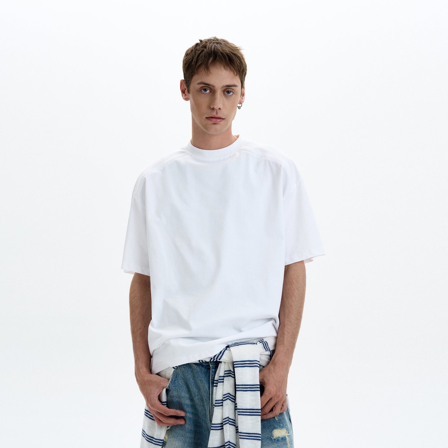 MADWIT MINIMAL COLLAR TEE #241301