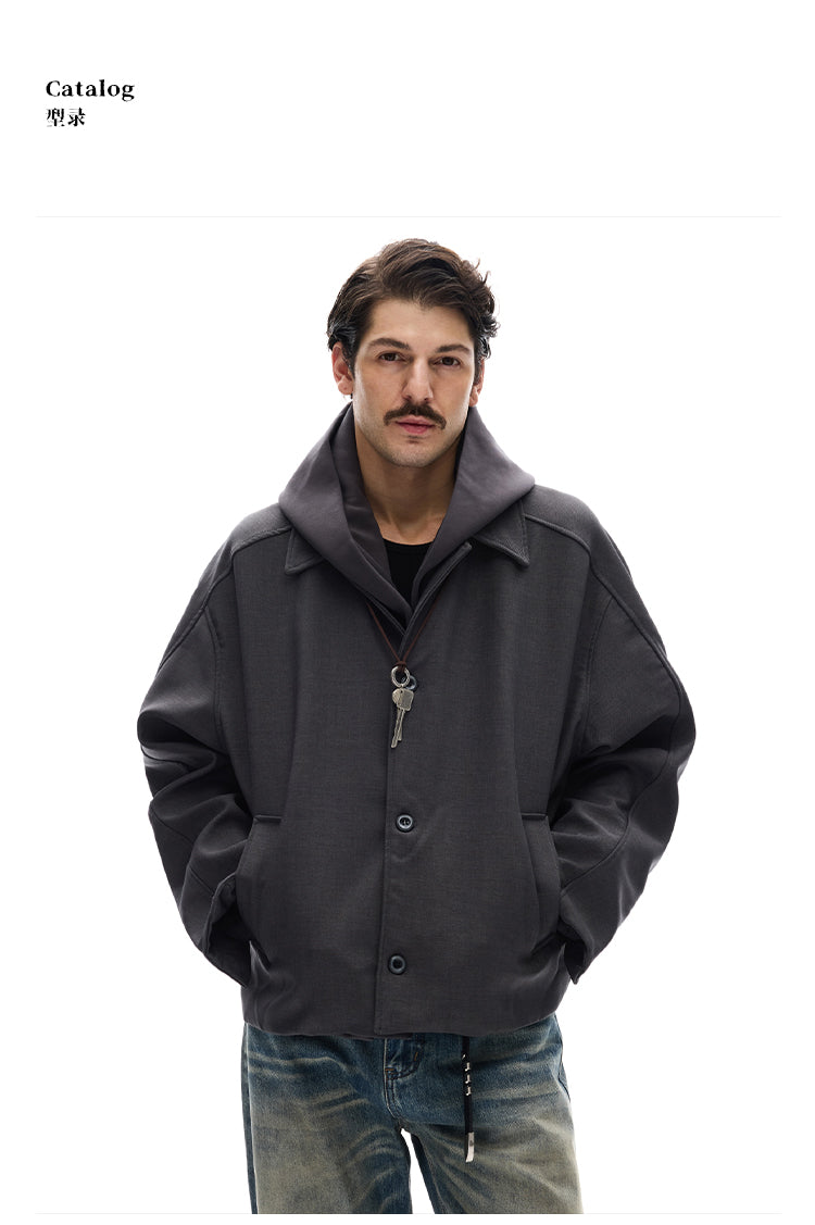 MADWITCH FAUX HOOD BLAZER #630021