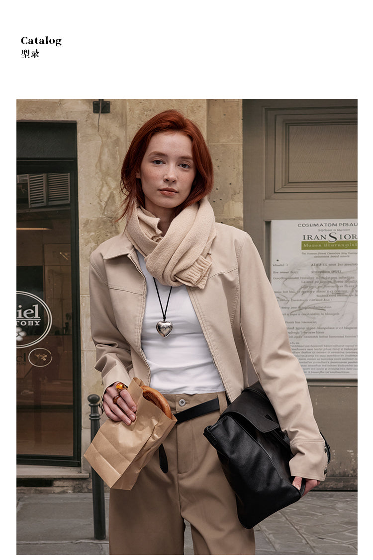 MADWITCH SLIM FIT PU LEATHER JACKET #C271Q25