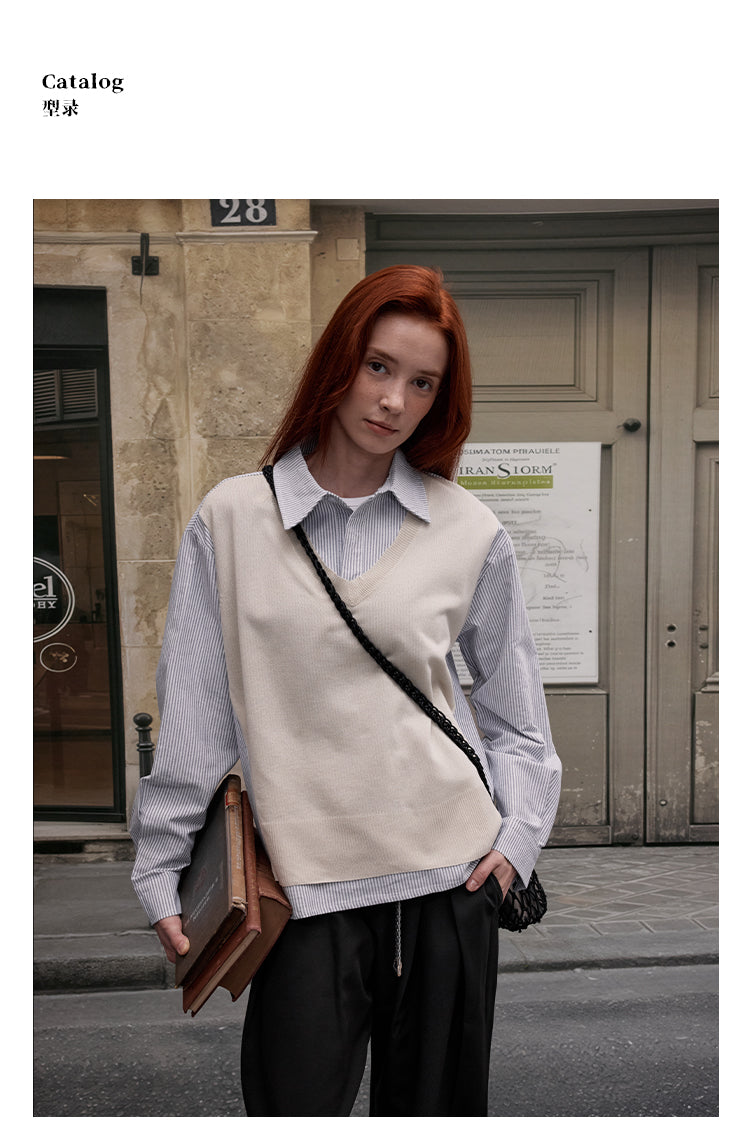 MADWITCH CASUAL PANELED SHIRT #RC87