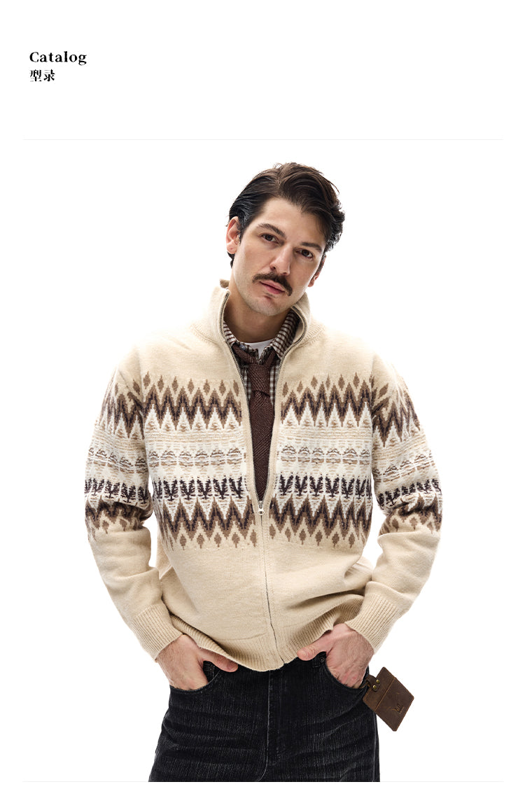 MADWITCH FAIR ISLE CARDIGAN #G208