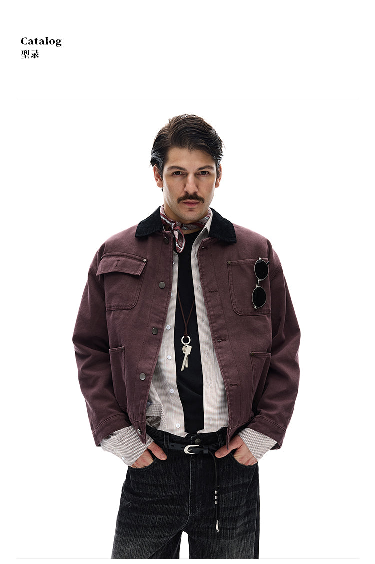 MADWITCH WASHED UTILITY JACKET #256067