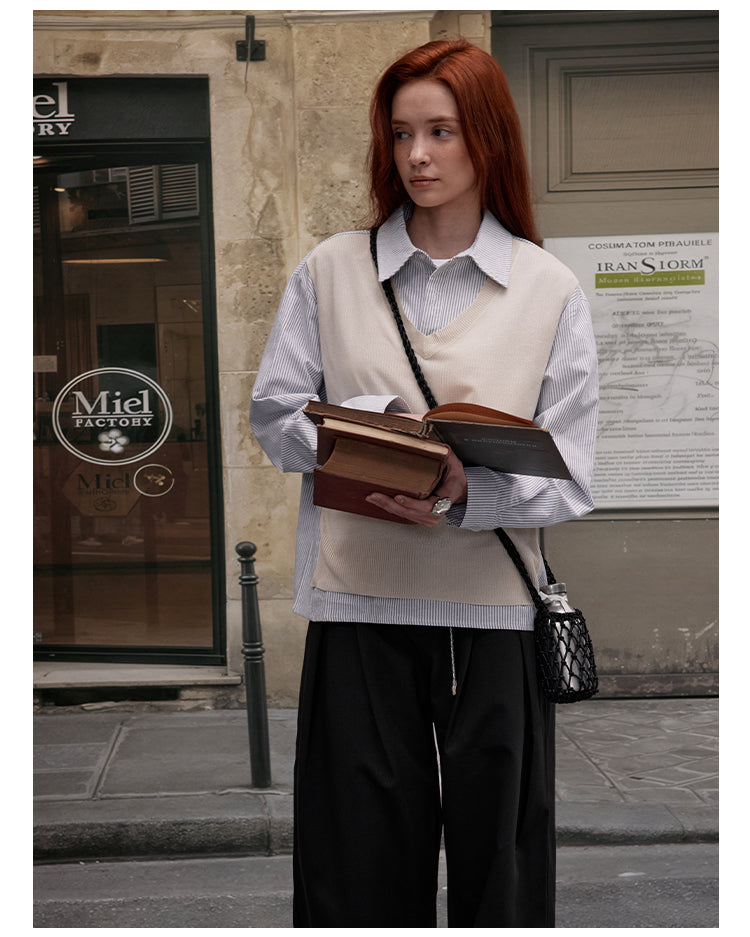 MADWITCH CASUAL PANELED SHIRT #RC87