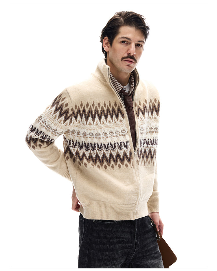 MADWITCH FAIR ISLE CARDIGAN #G208