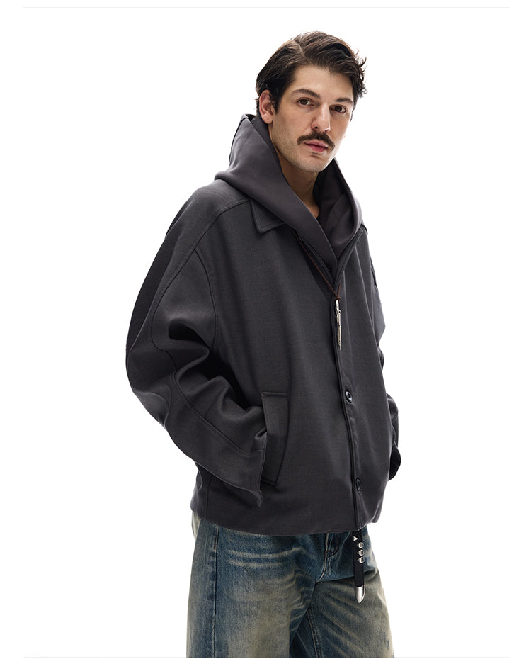 MADWITCH FAUX HOOD BLAZER #630021