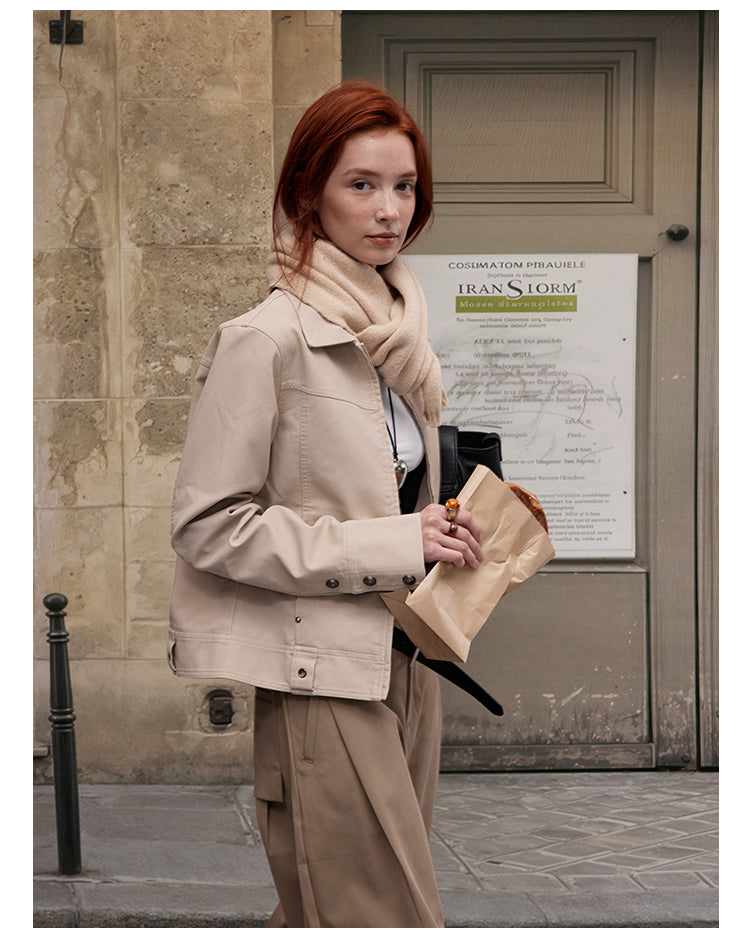 MADWITCH SLIM FIT PU LEATHER JACKET #C271Q25