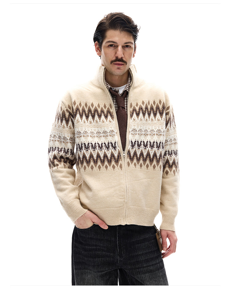 MADWITCH FAIR ISLE CARDIGAN #G208