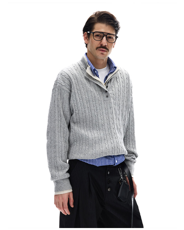 MADWITCH OLD MONEY KNIT SWEATER #25078