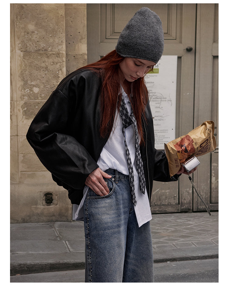 MADWITCH STREETWEAR PU LEATHER JACKET #25047