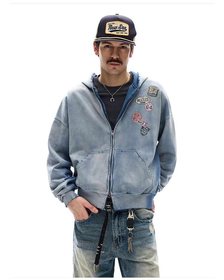 MADWITCH DISTRESSED HOODIE #27362
