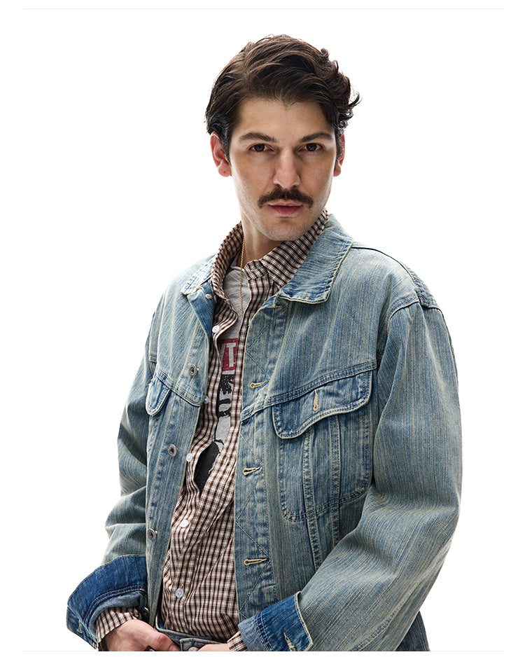 MADWITCH SLUB UTILITY DENIM #DY994