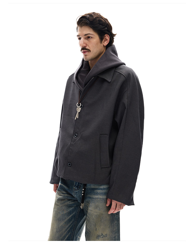 MADWITCH FAUX HOOD BLAZER #630021