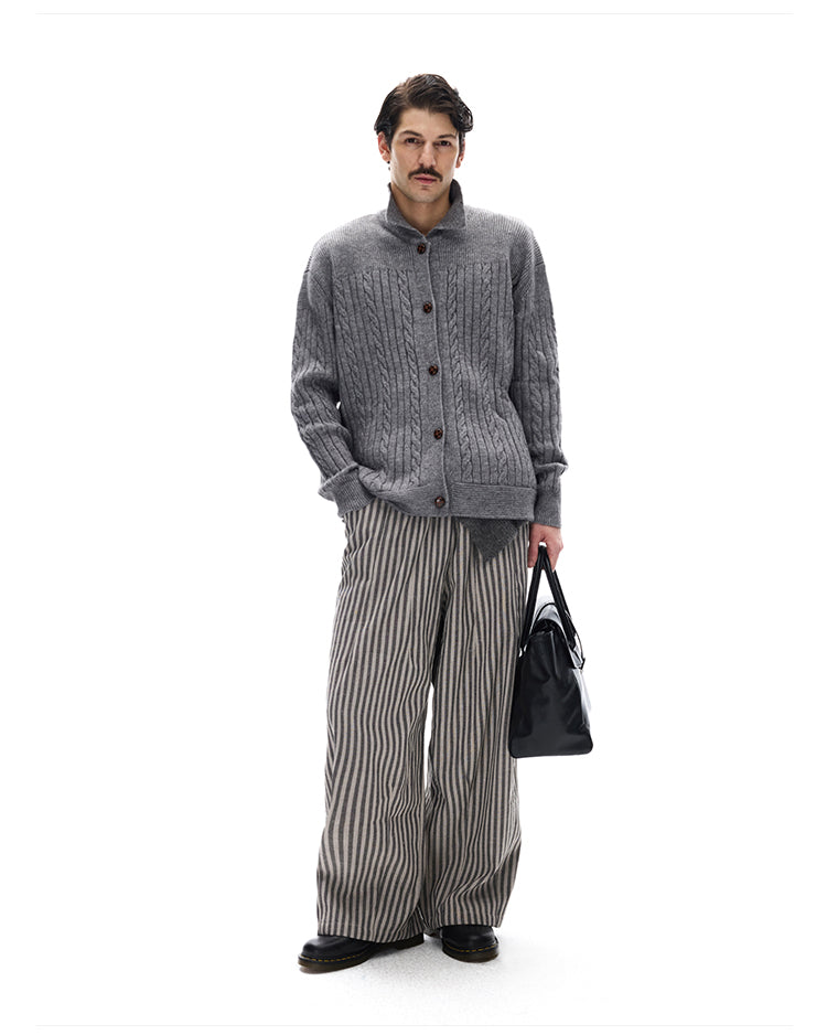 MADWITCH CABLE SLOUCH CARDIGAN #M10