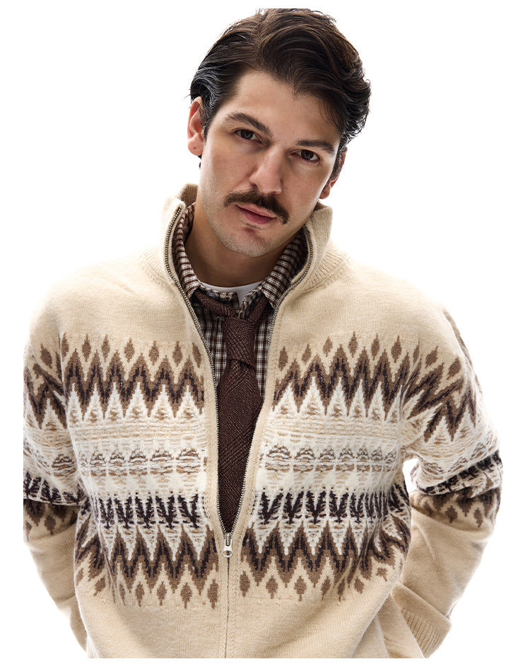 MADWITCH FAIR ISLE CARDIGAN #G208