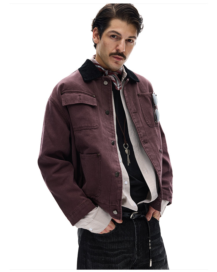 MADWITCH WASHED UTILITY JACKET #256067