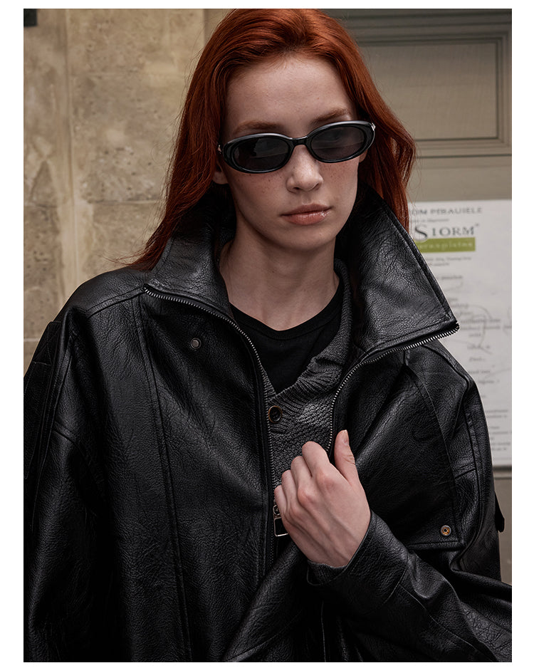 MADWITCH BIKER SYNTHETIC COAT #AW25109