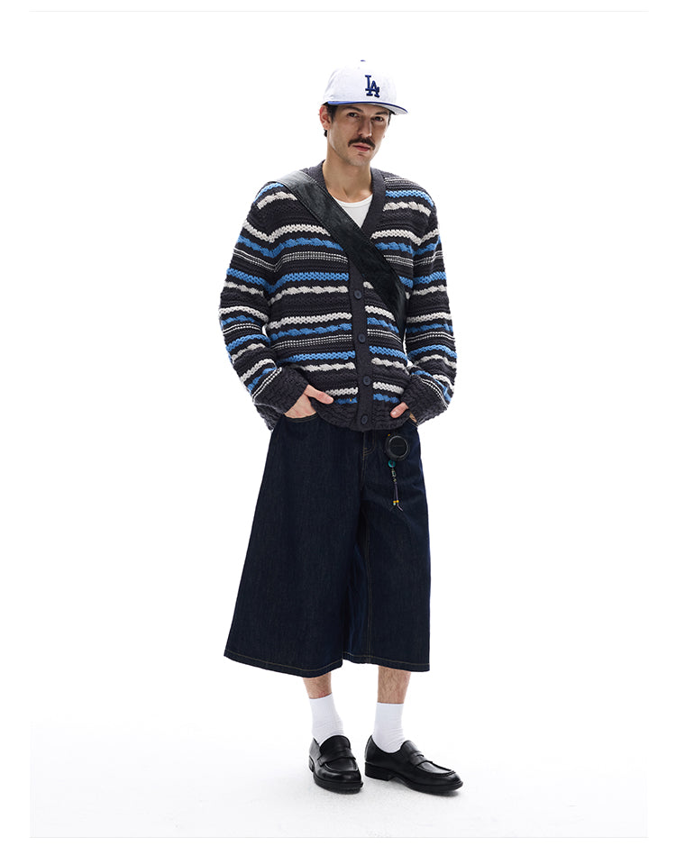MADWITCH CONTRAST V KNIT #72598