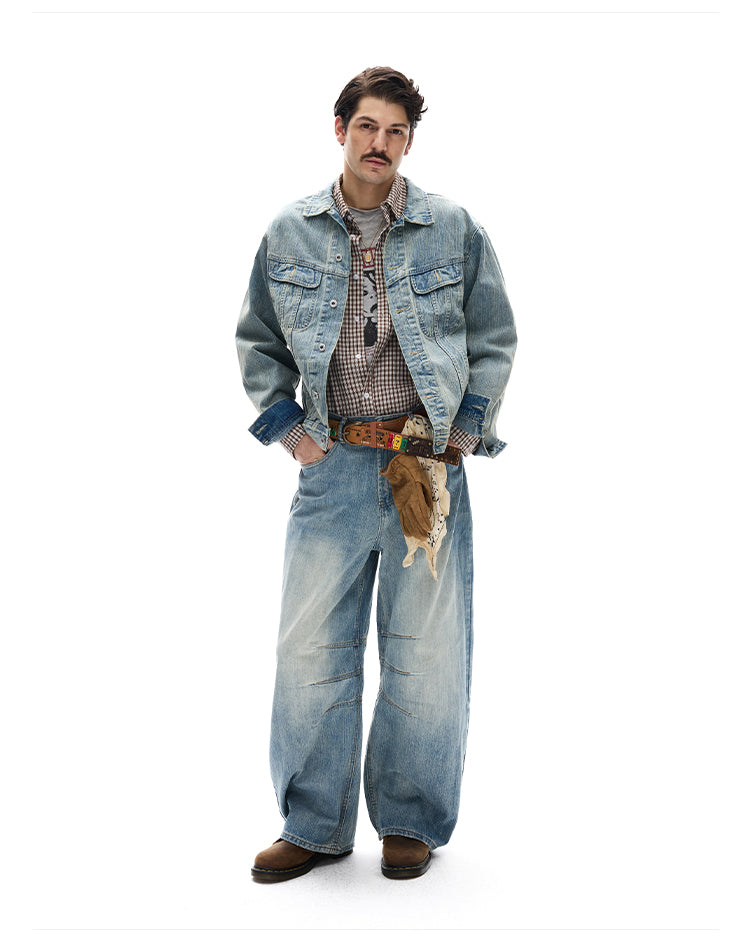MADWITCH SLUB UTILITY DENIM #DY994