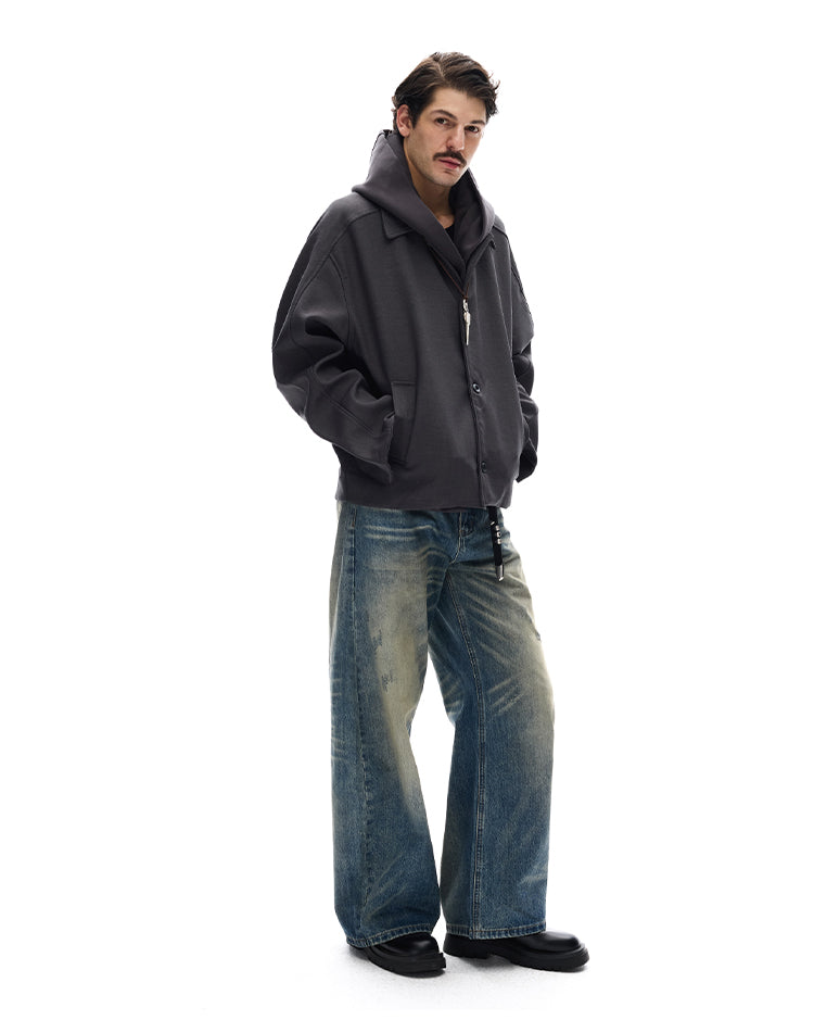 MADWITCH FAUX HOOD BLAZER #630021