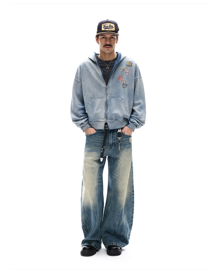 MADWITCH DISTRESSED HOODIE #27362