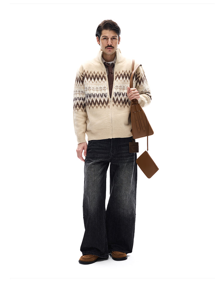 MADWITCH FAIR ISLE CARDIGAN #G208