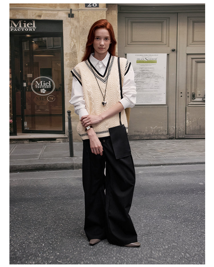 MADWITCH CABLE KNIT SWEATER #ZDY8177