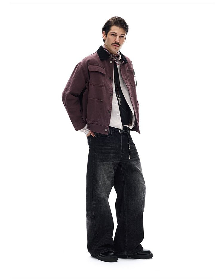 MADWITCH WASHED UTILITY JACKET #256067