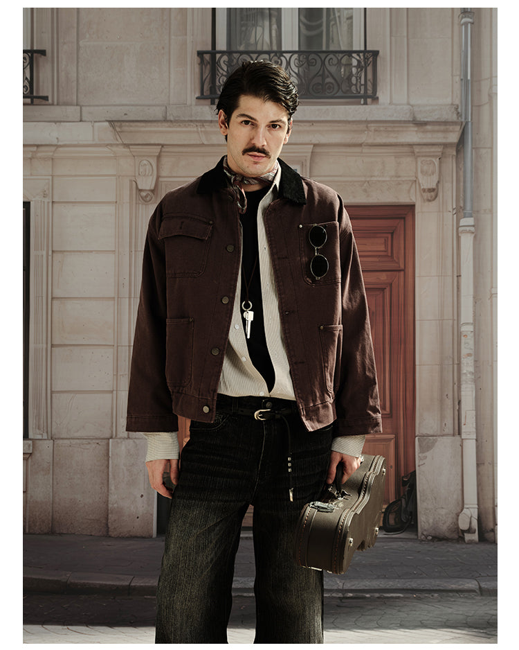 MADWITCH WASHED UTILITY JACKET #256067