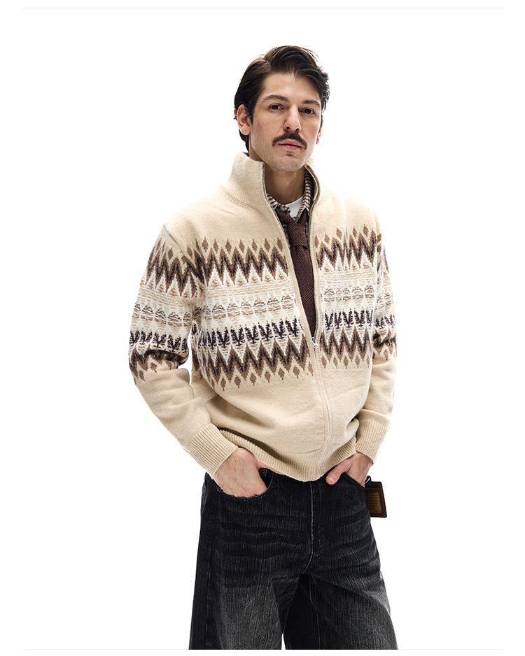 MADWITCH FAIR ISLE CARDIGAN #G208