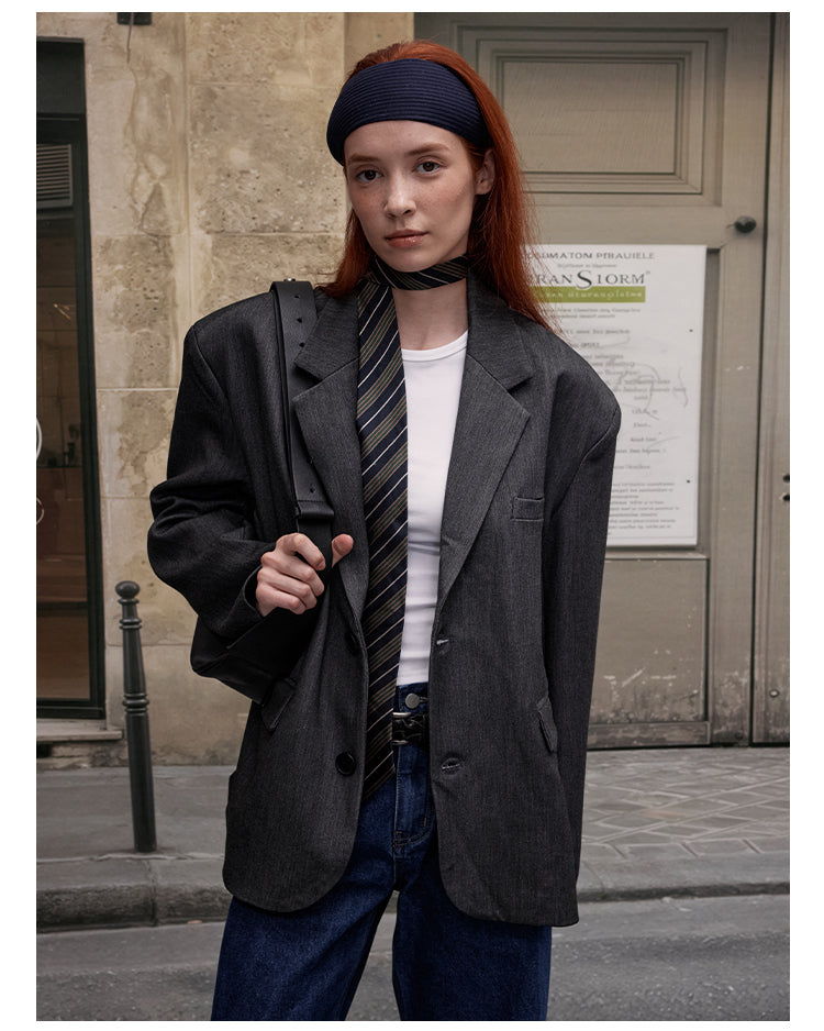 MADWITCH MINIMALIST SUIT JACKET #AW6367