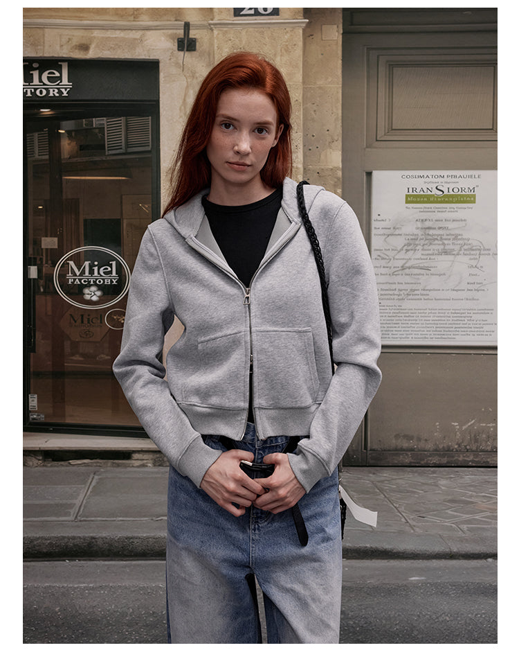 MADWITCH AMERICAN STYLE CROP HOODIE #RH43