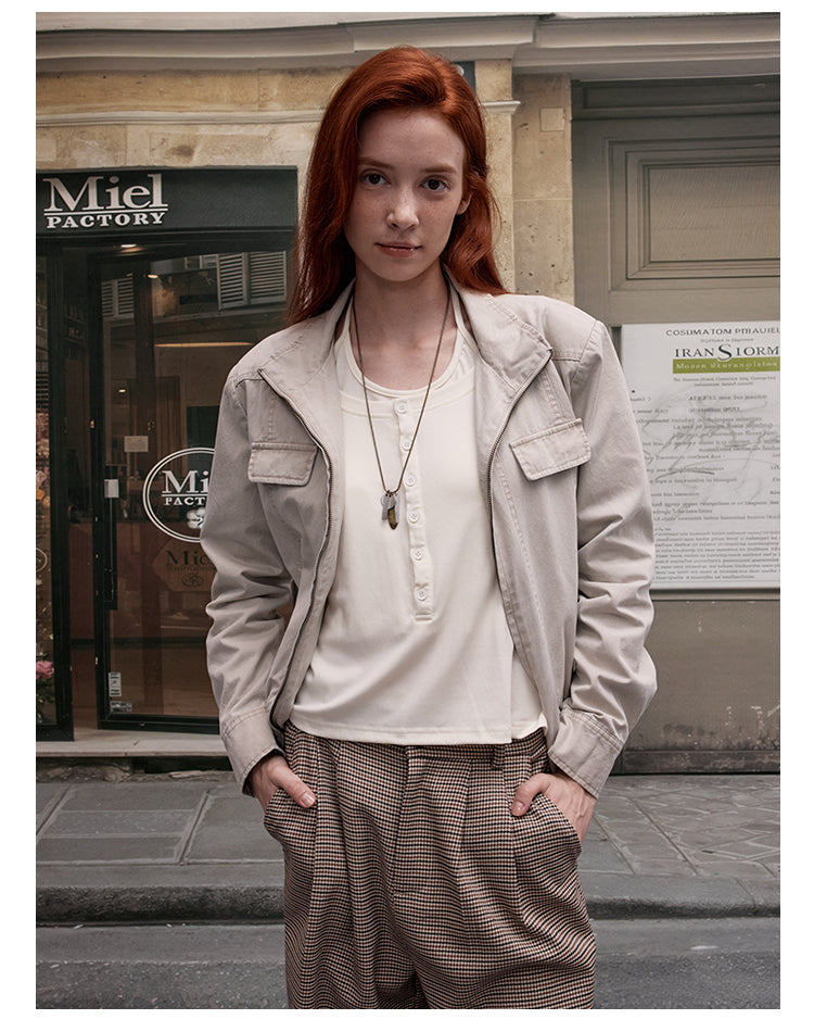 MADWITCH SLIMMING CROP WORKWEAR #C270Q25