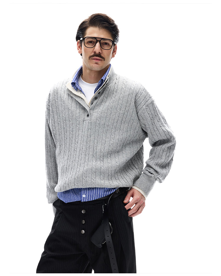 MADWITCH OLD MONEY KNIT SWEATER #25078