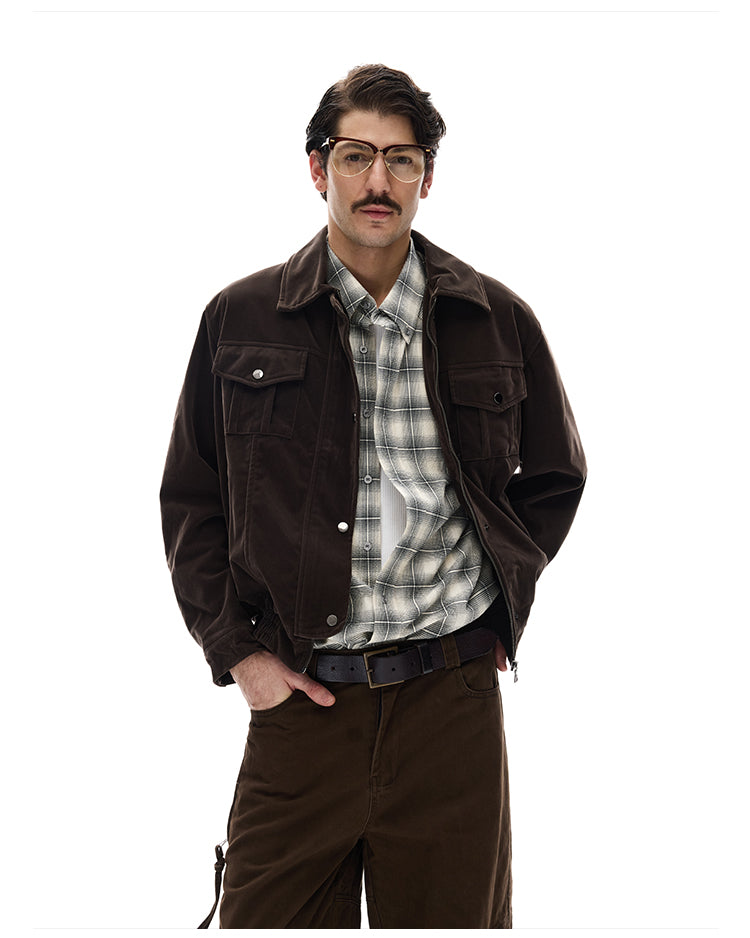 MADWITCH SUEDE SAFARI JACKET #9865