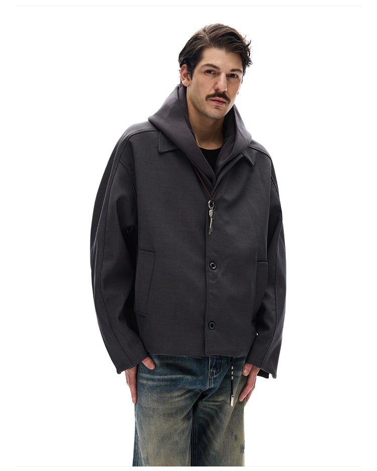 MADWITCH FAUX HOOD BLAZER #630021