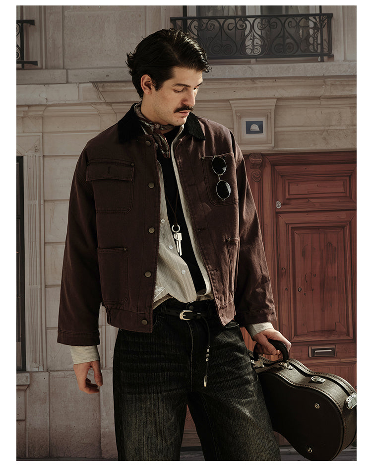 MADWITCH WASHED UTILITY JACKET #256067