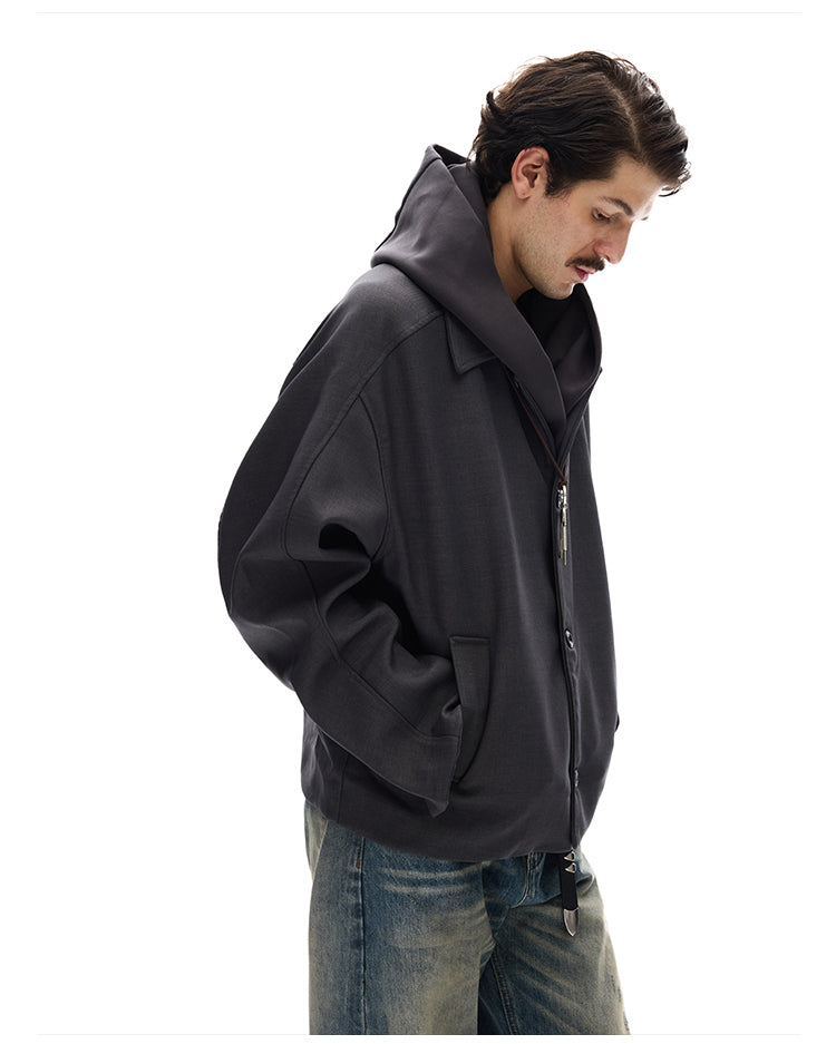 MADWITCH FAUX HOOD BLAZER #630021
