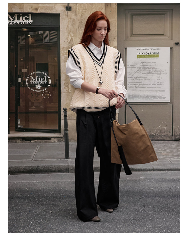 MADWITCH CABLE KNIT SWEATER #ZDY8177
