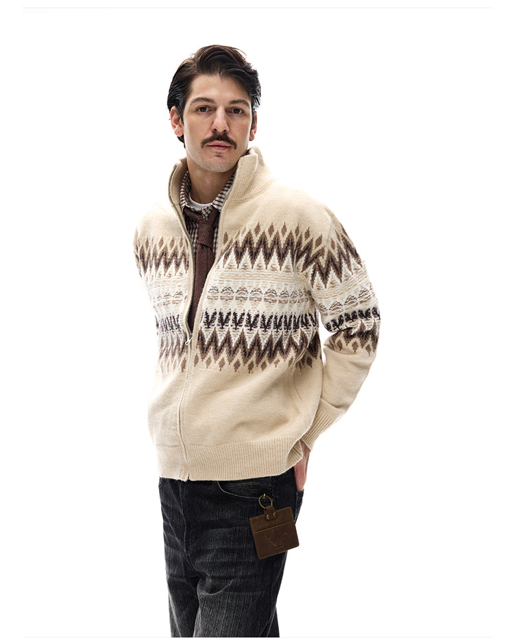 MADWITCH FAIR ISLE CARDIGAN #G208