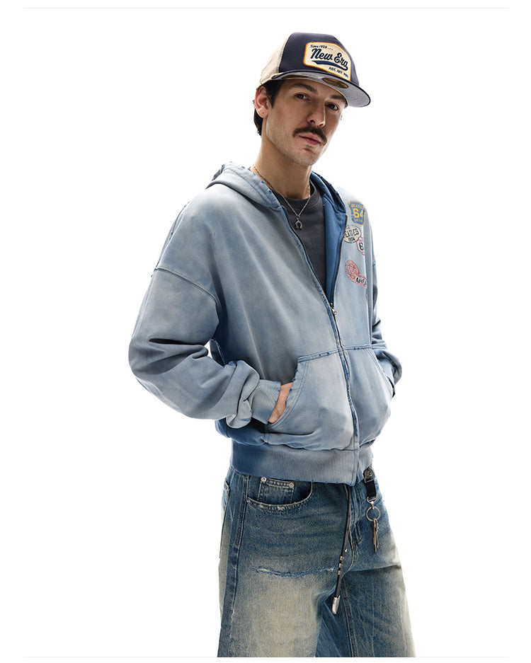 MADWITCH DISTRESSED HOODIE #27362