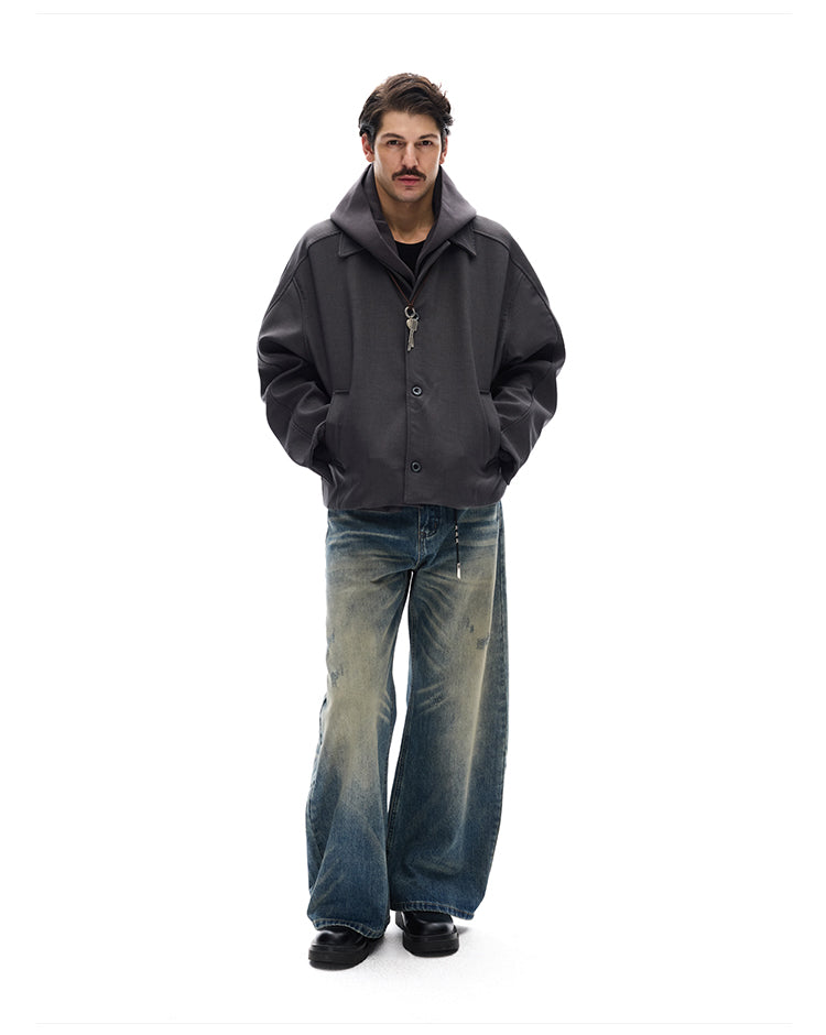 MADWITCH FAUX HOOD BLAZER #630021