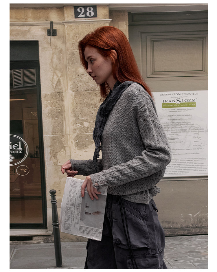 MADWITCH LACE KNIT SWEATER #JY82533