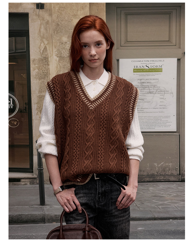 MADWITCH CABLE KNIT SWEATER #ZDY8177