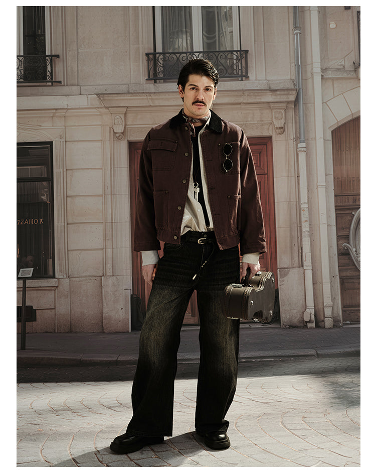 MADWITCH WASHED UTILITY JACKET #256067