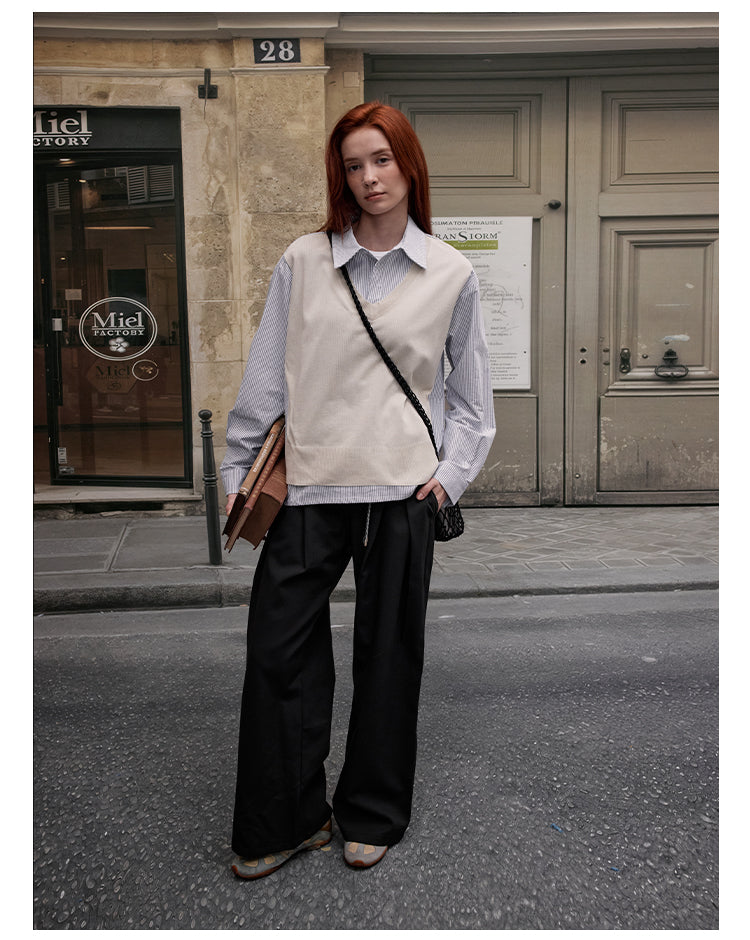 MADWITCH CASUAL PANELED SHIRT #RC87