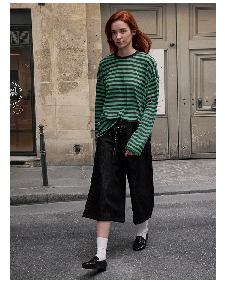MADWITCH COLOR-BLOCK LINE TOP #G1826