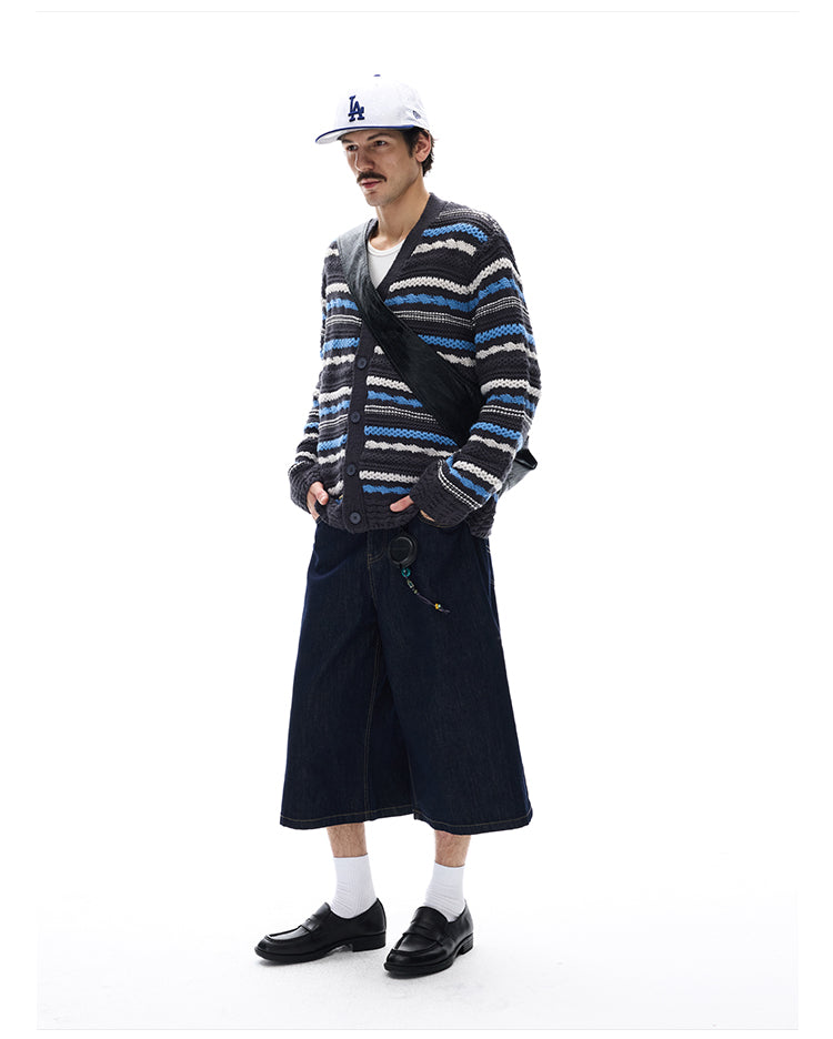 MADWITCH CONTRAST V KNIT #72598