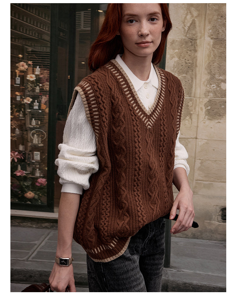 MADWITCH CABLE KNIT SWEATER #ZDY8177