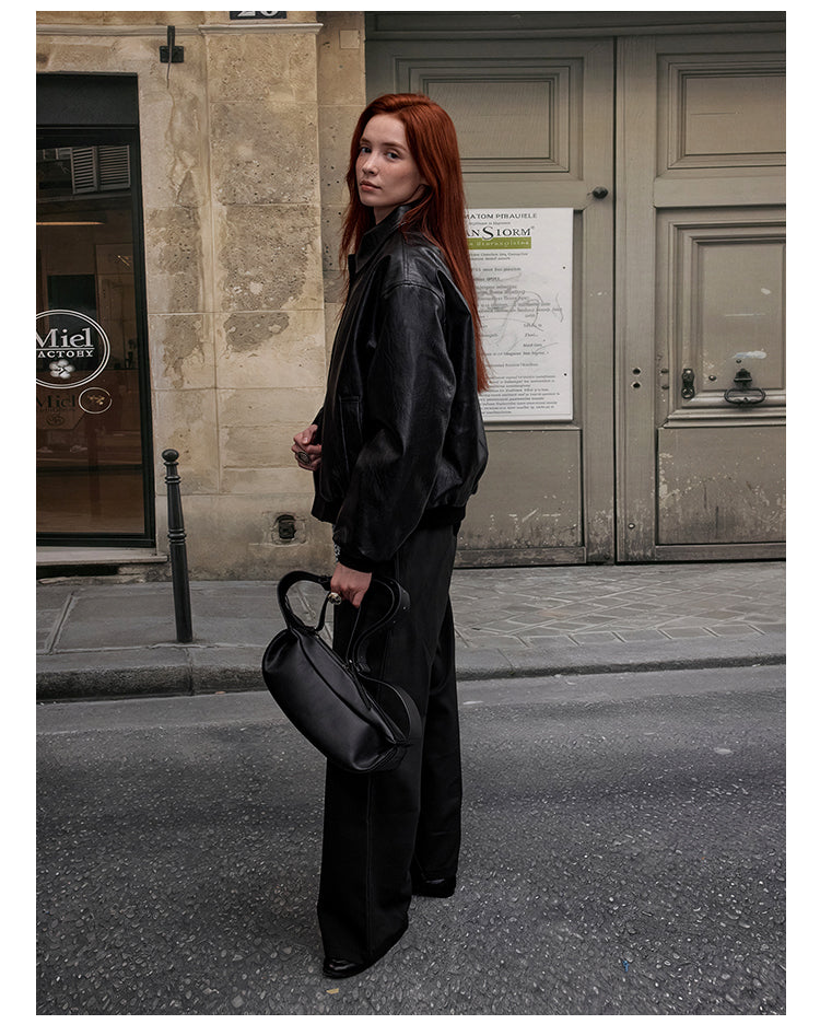 MADWITCH PU INSULATED LEATHER JACKET #AW25080